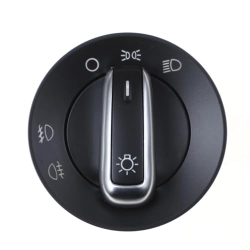 Kompatibel Mit VW Für Polo 6R 6C Für UP 2011 2012 2013 2014 2015 Auto-Scheinwerferschalter Mit Nebelscheinwerferschalter 6RD941531 3BD941531A Hauptlichtschalter von VINCTV