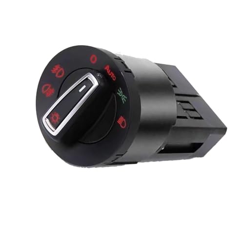 Kompatibel Mit VW Für Polo MK5 6R 6C 61 Für Ameo 2010 2011 2012 2013 2014 2015 2016 2017 Scheinwerfer-Automatikschalter Auto 1C0941531 Hauptlichtschalter(14pin) von VINCTV