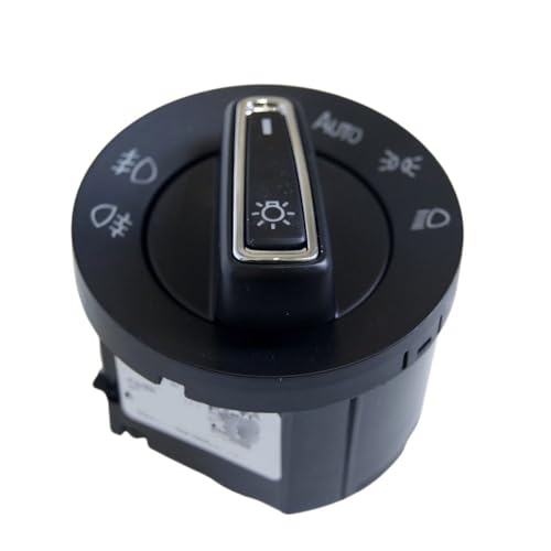 Kompatibel Mit VW Für Sagitar 2015 2016 2017 2018 2019 Auto-Scheinwerfersensor Chrom Automatischer Sensing-Scheinwerferschalter 5ND941431E Hauptlichtschalter von VINCTV