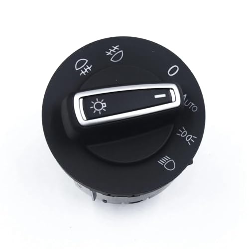 Kompatibel Mit VW Für Tiguan 2018 Für T-Roc 2018 Nebelscheinwerfer-Scheinwerferschalterknopf Lichtschalter Scheinwerferschalter 5G0941431BD Hauptlichtschalter(Small connector) von VINCTV