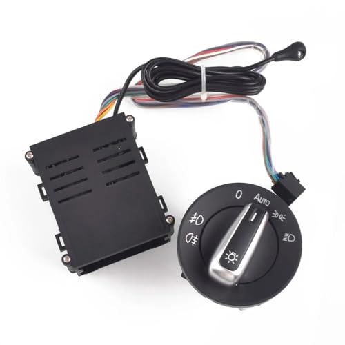 Kompatibel Mit VW Für Transporter 2003 2004 2005 2006 2007 2008 2009 Auto Chrom Lichtschalter Autolampe Sensor Lichtschalter 3BD941531A Hauptlichtschalter von VINCTV