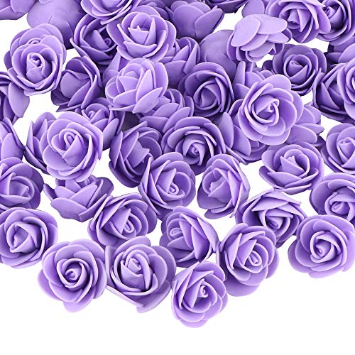 VINFUTUR 200 Stücke Schaumrosen Künstliche Rosenköpfe Mini Foamrosen Kunstrosen für DIY Rosen Bär Valentinstag Hochzeit Party Home Deko von VINFUTUR