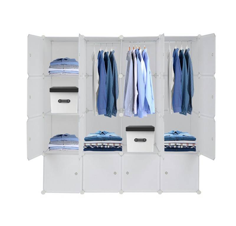 VINGLI Kleiderschrank DIY Regalsystem Steck Regal von VINGLI