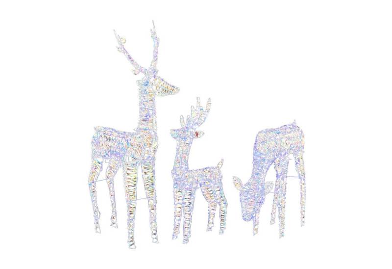 VINGLI LED-Dekofigur Weihnachtsdeko aussen & innen, beleuchtete Rentier Deko, 270 LEDs fest integriert von VINGLI