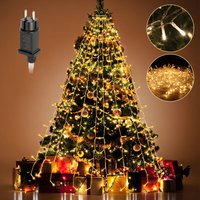 280 led Lichterkette Weihnachtsbaum Sterne Dekor Bäume Außen Konzerte mit Ring Warmweiß - Vingo von VINGO