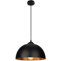 2x LED Pendelleuchte Decken-Lampe Hängelampe Beleuchtung Hängeleuchte Design - schwarz von VINGO