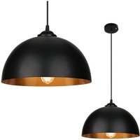 Vingo - 2x led Pendelleuchte Hängelampe ohne Birne Decken-Lampe Deckenlampe Beleuchtung - schwarz von VINGO