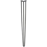Wolketon - vingo 4x Hairpin Legs Tischbeine Tischgestell Metalltischbeine Haarnadelbeine Moebelfuesse Tischkufen Haarnadelbeine schwarz 3 Stangen, Wolketon - vingo 4x Hairpin Legs Tischbeine Tischgestell Metalltischbeine Haarnadelbeine Moebelfuesse Tischkufen Haarnadelbeine schwarz 3 Stangen, von WOLKETON