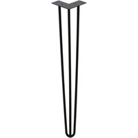 Swanew 4x Hairpin Legs Tischbeine Tischgestell Metalltischbeine Haarnadelbeine Moebelfuesse Tischkufen Haarnadelbeine schwarz 3 Stangen, Swanew 4x Hairpin Legs Tischbeine Tischgestell Metalltischbeine Haarnadelbeine Moebelfuesse Tischkufen Haarnadelbeine schwarz 3 Stangen, von VINGO