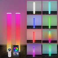 Vingo - 6W led Stehleuchte Stehlampe Dimmbar rgb Licht Moderne Standleuchte Standlampe 104CM - rgb von VINGO