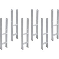 Vingo - swanew 6x Pfostenanker H-Pfostenträger H-Anker Materialstärke 4.75 mm 101MM von VINGO