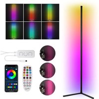 Vingo - 7W led Stehleuchte led bunt Dimmbar rgb Stehlampe Eckleuchte Lichtsäule Farbig Vingo - 7W led Stehleuchte led bunt Dimmbar rgb Stehlampe Eckleuchte Lichtsäule Farbig von VINGO