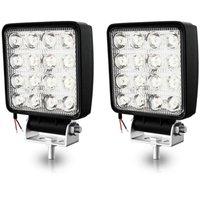 Swanew Arbeitsscheinwerfer led 12v, 2x 48W Scheinwerfer für Traktor, Auto led Strahler lkw, Offroad, pkw Zusatzscheinwerfer IP67 Wasserdicht von VINGO