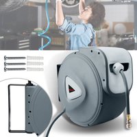 Vingo - swanew Automatik Schlauchtrommel Drucklufttrommel Druckluftschlauch 1/4' Schnellkupplung max. Arbeitsdruck 30M 17Bar von VINGO