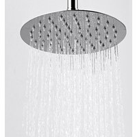 Duschkopf Kopfbrause Edelstahl Regendusche Regenbrause Wellness Brausekopf V304 30cm - Silber - Vingo von VINGO