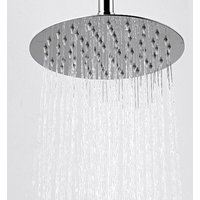 Vingo - swanew Duschkopf Kopfbrause Edelstahl Regendusche Regenbrause Wellness Brausekopf V304 30cm von VINGO