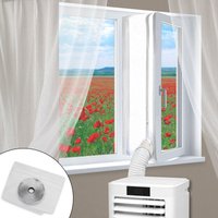 Fensterabdichtung 4m window seal Reißverschluss zum Anbringen an Balkontüren Fenster klimaanlage Mobile Klimageräte - Vingo von VINGO