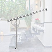 Geländer Eingangsgeländer Edelstahl Handlauf Treppengeländer Seitliche Montage Winkel Einstellbar Wandhandlauf Montagematerial Pflegeleicht Innen Geländer Eingangsgeländer Edelstahl Handlauf Treppengeländer Seitliche Montage Winkel Einstellbar Wandhandlauf Montagematerial Pflegeleicht Innen von VINGO