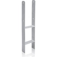 Vingo - swanew H-anker 91MM 4 Stück Pfostenträger Pfosten Feuerverzinkt Langlebig Vierkantholzpfosten für Pfosten 9x9cm von VINGO
