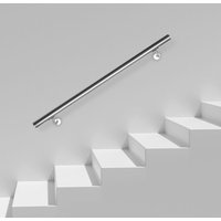 Swanew Handlauf Geländer Edelstahl, Treppengeländer Wandhandlauf Wand Treppe Innen & Außen, Länge: 100 cm von WOLKETON
