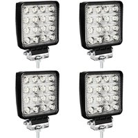 Led Arbeitsscheinwerfer 48W led Scheinwerfer Rechteck IP67 Wasserdicht 12V 24V für LKW,Offroad, suv, ATV,traktor Rückfahrscheinwerfer 4 Stück - Vingo von VINGO