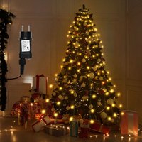 Led Lichterkette Weihnachtsbaum Außen Lichterkette Baummantel Christbaumbeleuchtung 280 LEDs 2,8m Warmweiß von VINGO