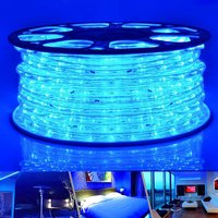 Led Lichtschlauch für Aussen Innen Lichterschlauch Lichterkette Lichtband Partylicht Dekobeleuchtung Weihnachtsbeleuchtung Blau 30M - Vingo von VINGO