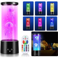 Vingo - led Quallen Lavalampe Mit Fernsteuerung Lava Lampe Nachtlicht Jellyfish rgb - rgb von VINGO