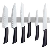 Swanew Magnetleiste 2x Küchen Messerhalter Messer blöcke Magnetleiste Werkzeughalter Edelstahl 40cm von VINGO