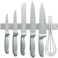 Swanew Magnetleiste 3x Küchen Messerhalter Messer blöcke Magnetleiste Werkzeughalter Edelstahl 40cm von VINGO