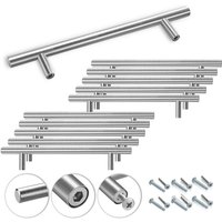 Vingo - Möbelgriffe Schrankgriff Schublade Modernen Stangengriff Tür 188x128x10MM 50 Stück von VINGO