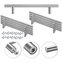 Swanew Möbelgriffe Schrankgriffe Küchengriff Design Möbelgriff Schrank Schrankgriff 188x128x12MM 100 Stück von VINGO