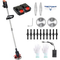 Vingo - swanew Rasentrimmer Elektro Freischneider mit 2x 21V 1500ma Ladegerät Akku 18 krpm von VINGO