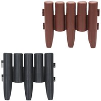 SWANEW 11,2m Palisade Beeteinfassung Beetumrandung Gartenpalisade Rasenkante : Anthrazit von VINGO