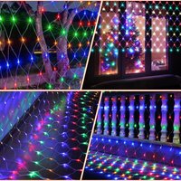 Swanew led Lichternetz Deko Lichtervorhang Lichterkette Hochzeit Lichterketten Fenster Beleuchtung 8 Modi IP44 für Weihnachten Party Außen Innen rgb Swanew led Lichternetz Deko Lichtervorhang Lichterkette Hochzeit Lichterketten Fenster Beleuchtung 8 Modi IP44 für Weihnachten Party Außen Innen rgb von VINGO