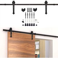 Vingo - Schiebetürsystem Schiebetürbeschlag Set Schiebetür Schiebetürrolle—Arrow—200cm von VINGO