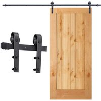 Vingo - Schiebetürsystem Schiebetürbeschlag Set Schiebetür Schiebetürrolle—Stripes—152cm von VINGO
