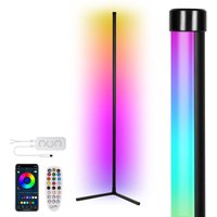 Swanew 156CM led Stehlampe Dimmbar mit Fernbedienung, 7W Eck Standleuchte, rgb led Stehleuchte, app Steuerung Smart Ecklampe Bluetooth Musik Sync Swanew 156CM led Stehlampe Dimmbar mit Fernbedienung, 7W Eck Standleuchte, rgb led Stehleuchte, app Steuerung Smart Ecklampe Bluetooth Musik Sync von VINGO