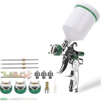 Swanew 2X hvlp Lackierpistole Düsen(1.4/1,7/2.0mm) Profi Spritzpistole 600ml Profi Spritzpistole von VINGO