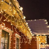 Vingo - swanew 600 led Eisregen Eiszapfen Deko Weihnachten Fenster Lichterkette Außen,Warmweiß Vingo - swanew 600 led Eisregen Eiszapfen Deko Weihnachten Fenster Lichterkette Außen,Warmweiß von VINGO