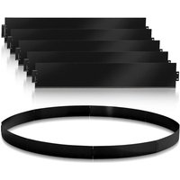 Swanew Rasenkante Verzinkt Wegbegrenzung Mähkante Beetumrandung Beeteinfassung Metall 100x15cm 45m von VINGO