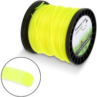 Vingo - Trimmerfaden Faden Durchmesser 100M Mähfaden für Motorsense Rasentrimmer Nylon Rolle Trimmer Gelb Rund 2.4mm von VINGO