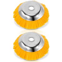 Vingo - swanew Unkrautbürste 2er Nylon 25,4x200mm 8 Zoll Freischneideraufsatz Für Stihl Motorsense Freischneider von VINGO