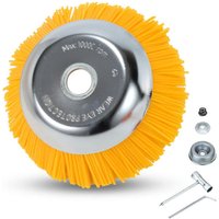Swanew Unkrautbürste Sonstiges Rasenmäherzubehör Nylon Nylonbürste Freischneideraufsatz 25,4x200mm Für Motorsense Freischneider von VINGO