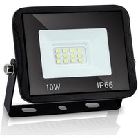 VINGO 10W LED Fluter Außenstrahler LED Strahler Wasserdicht Flutlicht Outdoor-Sicherheitsleuchte für Garten Garage Kaltweiß von VINGO