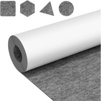 VINGO Filz selbstklebend Filzgleiter Selbstklebend für Stühle und Möbelfüße 100x150cm Grau von VINGO