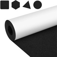 VINGO Filz selbstklebend Filzgleiter Selbstklebend für Stühle und Möbelfüße 100x150cm Schwarz von VINGO