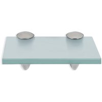 Vingo - Glasablage Glasregal ideal für Bad, Dusche und zur modernen Dekoration mit Halterung aus Edelstahl Milchglas 8mm 20x10 cm Vingo - Glasablage Glasregal ideal für Bad, Dusche und zur modernen Dekoration mit Halterung aus Edelstahl Milchglas 8mm 20x10 cm von VINGO