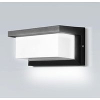 Vingo - led Wandleuchte 18W led Wandlampe Wandleuchten Sensor Wandleuchte IP65 Außenleuchte mit Bewegungsmelder Terrassen Gärten kaltweiß von VINGO