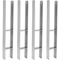 SWANEW Pfostenanker HPfostenanker Einschlaghülse H-Pfostenträger H-Anker 81MM 4x SWANEW Pfostenanker HPfostenanker Einschlaghülse H-Pfostenträger H-Anker 81MM 4x von VINGO